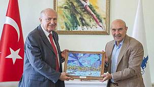 Arnavutluk Büyükelçisi Kastriot Robo Soyer'i ziyaret etti 