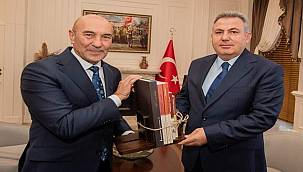 Başkan Soyer'den Vali Elban'a ziyaret 