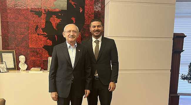 Foça Belediye Başkanı Fatih Gürbüz CHP Genel Merkezini ziyaret etti 