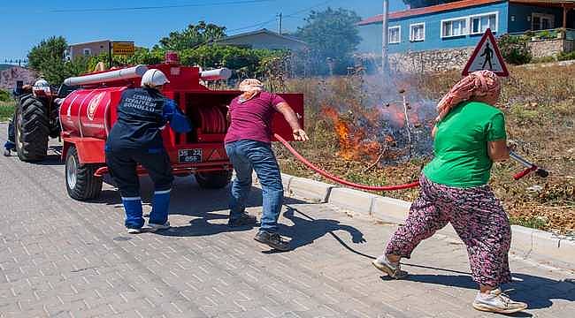 İzmir'de orman yangınlarıyla mücadelede büyük başarı 