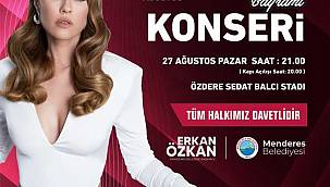 Menderes, Zafer Coşkusunu Derya Uluğ ile Kutlayacak 