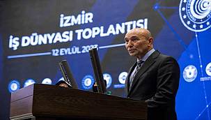 Başkan Soyer, İzmir İş Dünyası toplantısında konuştu 
