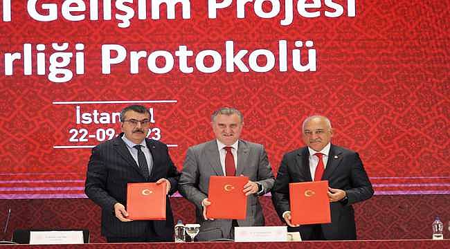 Futbol Gelişim Projesi İş Birliği Protokolü İmzalandı 