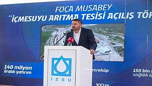 İzmir Büyükşehir Belediyesi'nden Foça'ya dev yatırım 