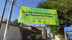 İzmir'in köylerinde zirai ambalaj mücadelesi 