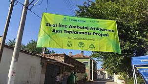 İzmir'in köylerinde zirai ambalaj mücadelesi 