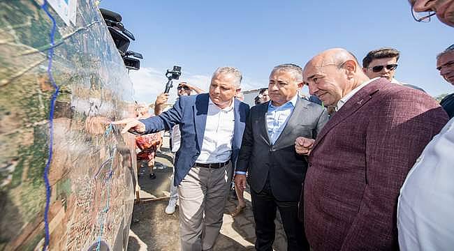 Seferihisar sahil şeridini koruyacak projenin temeli atıldı 