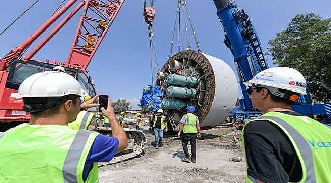 Üçyol–Buca Metro hattında çalışmalar büyük bir hızla devam ediyor 