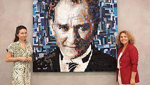 adL'den Cumhuriyet'in 100 yılına özel anlamlı Mustafa Kemal Atatürk portresi 