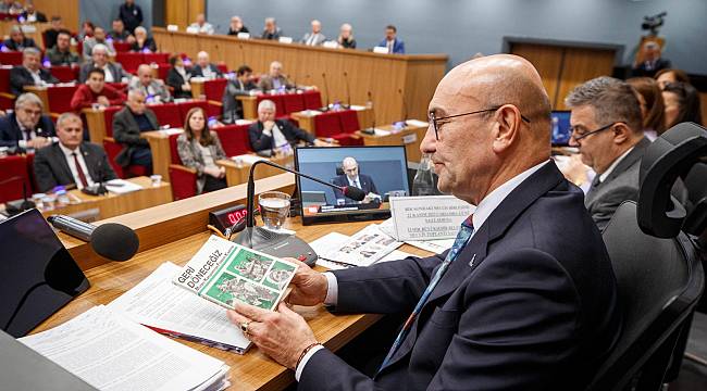 Başkan Soyer'den duygulandıran Filistin mesajı