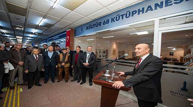 Başkan Soyer Kültür 68 Kütüphanesi'ni hizmete açtı