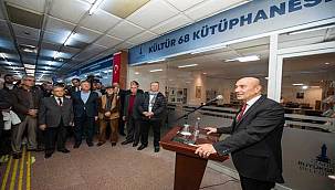 Başkan Soyer Kültür 68 Kütüphanesi'ni hizmete açtı