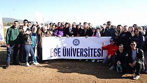 Ege Üniversitesi ağaçlandırma çalışmalarını aralıksız sürdürüyor