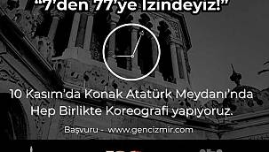 Sen de koreografiye katıl... 7'den 77'ye İzindeyiz!