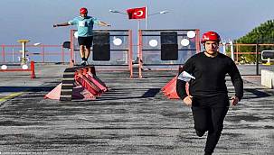 Bileklerinin hakkıyla itfaiyeci olacaklar!