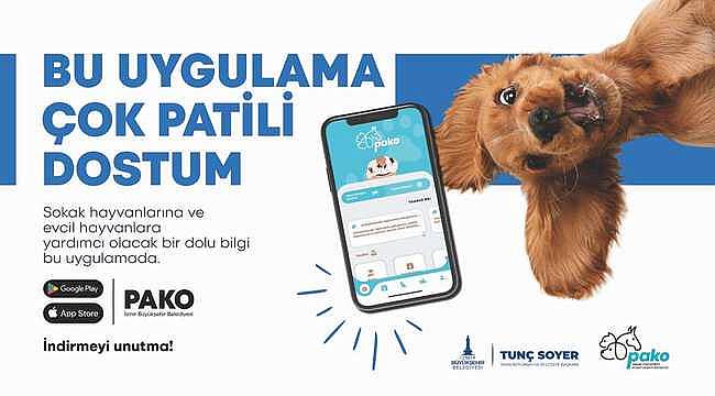 Büyükşehir'den can dostlar için "Pako"  mobil uygulaması