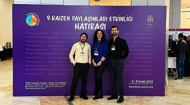 Çiğli Belediyesi'ne 9. Kaizen Paylaşımları'ndan Teşekkür Belgesi