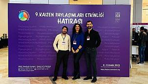 Çiğli Belediyesi'ne 9. Kaizen Paylaşımları'ndan Teşekkür Belgesi