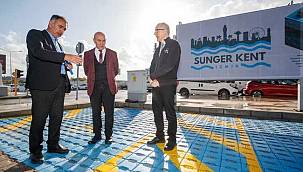 Türkiye'nin ilk sünger otoparkı İzmir'de