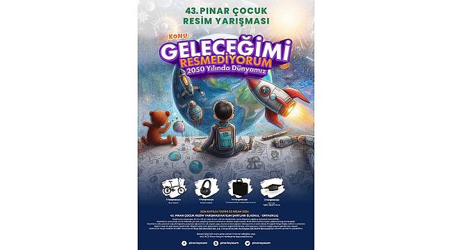 43. Uluslararası Pınar Çocuk Resim Yarışması başlıyor!