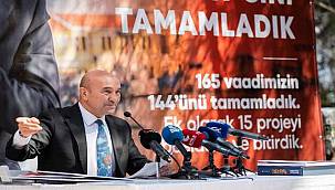 Başkan Soyer 5 yılını değerlendirdi:  "Vicdanım rahat, kafayı yastığa koyduğumda huzurla uyuyacağım"