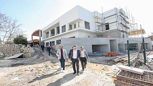 Bayraklı'nın yeni kültür merkezinde sona gelindi