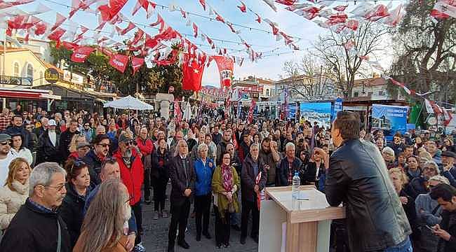 TİP Genel Başkanı Erkan Baş Foça'da konuştu