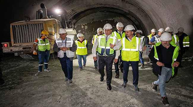 Buca-Bornova Tüneli'nde kazıların yüzde 70'i tamamlandı