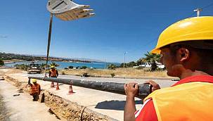 İzmir Büyükşehir Belediyesi Çeşme'nin içme suyu sorununa neşter vuruyor