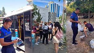 İzmir Büyükşehir Belediyesi zabıta ekiplerinden bayram denetimi 