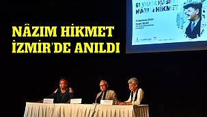 Nâzım Hikmet İzmir'de anıldı