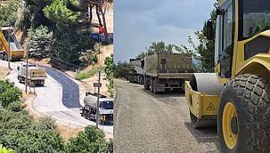 Büyükşehir 3 ayda 40 kilometrelik köy yolunu yeniledi