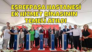 Eşrefpaşa Hastanesi'nin modern ek binasının temeli atıldı