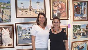 Selma Top'un "Dünden Bugüne" Sergisi Foça'da Sanatseverlerle Buluştu