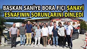 Başkan Bora Fıçı, Bağarası Sanayi Esnafıyla Bir Araya Geldi