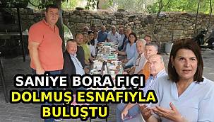 Başkan Saniye Bora Fıçı, Dolmuş Esnafıyla Buluştu