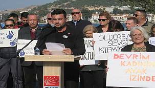 CHP Foça Gençlik Kolları'ndan Basın Açıklaması: "Sessiz Kalmayacağız"