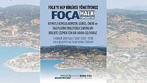 Foça Belediyesi'nden Halk Toplantısı Duyurusu 