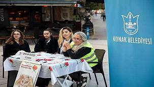 Konak'ta organ bağışı farkındalığı için stant kuruldu