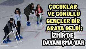 Çocuklar ve gönüllü gençler bir araya geldi: İzmir'de dayanışma var