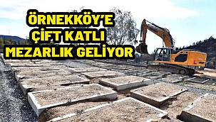 Örnekköy'e çift katlı mezarlık geliyor