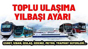 Toplu ulaşıma yılbaşı ayarı