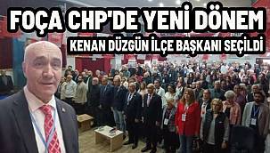 Foça'da CHP İlçe Başkanlığına Kenan Düzgün Seçildi