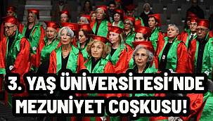 Karşıyaka'da 3. Yaş Üniversitesi'nde mezuniyet coşkusu!