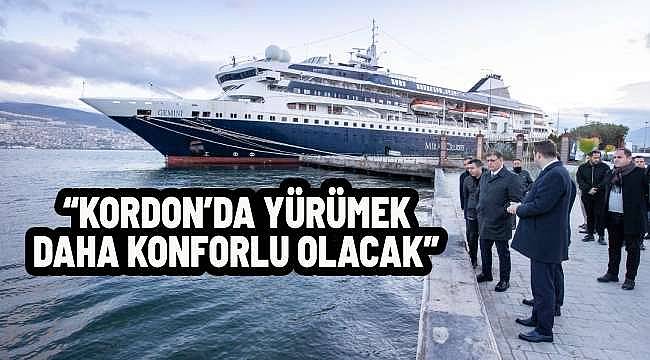 Kordon'da yürümek daha konforlu olacak