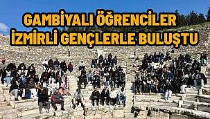 Gambiyalı öğrenciler İzmirli gençlerle buluştu 