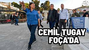 Başkan Tugay Foça'da incelemelerde bulundu