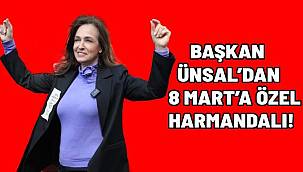 Başkan Ünsal'dan 8 Mart'a özel harmandalı!