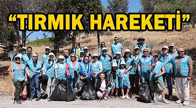 Foça'da Temiz Çevre ve Duyarlık İçin Tırmık Hareketi Başladı