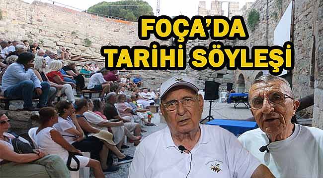 Foça'da Tarihi Söyleşi: Mübadelenin Acıları ve Lozan'ın Önemi Anlatıldı